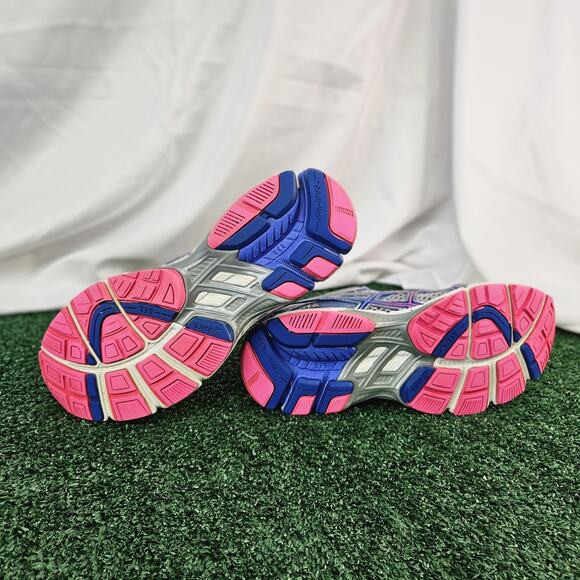 Asics GT 1000 Running Training Shoes Womens Gray Blue Pink Size 7.5 T3R5N - Picture 6 of 10